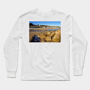 Lyme Regis Town Beach & Seafront Long Sleeve T-Shirt